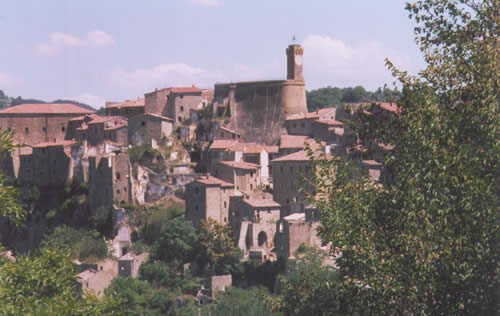 Vista di Sorano